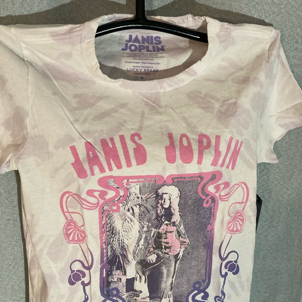 Janis Joplin t shirt Lucky brand small New - Picture 2 of 6